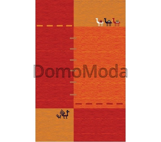 Иранский  ковер Gabbeh Darab Red Купить в интернет магазине ДомоМода Иранский  ковер Gabbeh Darab Red - высокое качество по лучшей цене в Украине