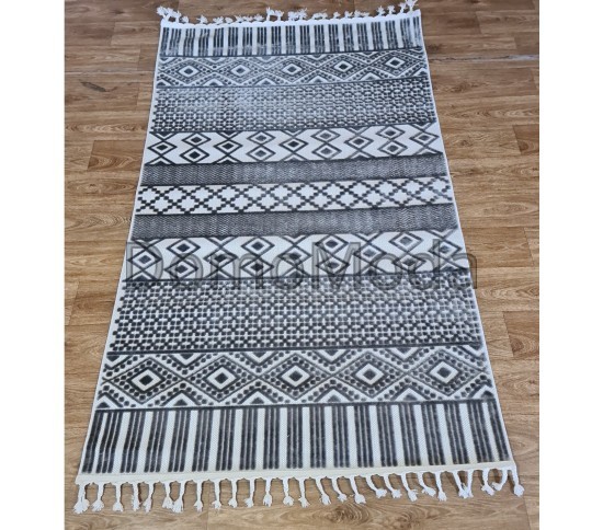 Синтетичний килим GARDEN 05048A KREM / GREY - Висока якість за найкращою ціною в Україні