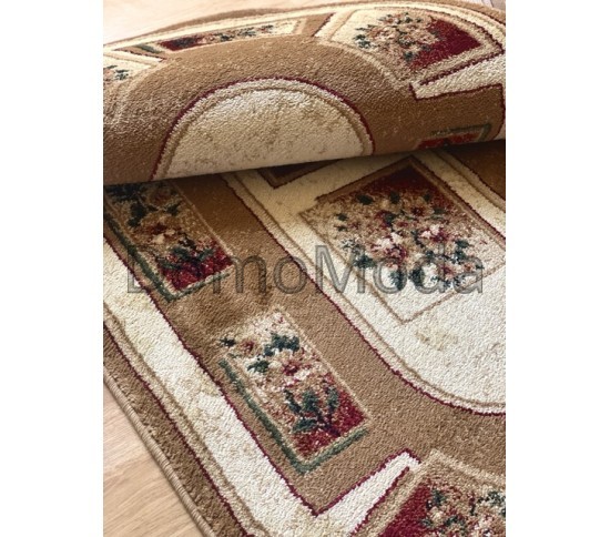 Синтетический ковер Heat-Set 5715A MUSTARD - высокое качество по лучшей цене в Украине изображение 3.