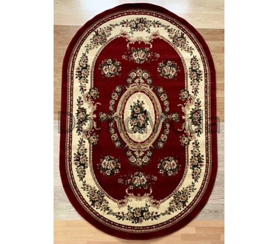 Синтетический ковер Heat-Set 6543A RED - высокое качество по лучшей цене в Украине