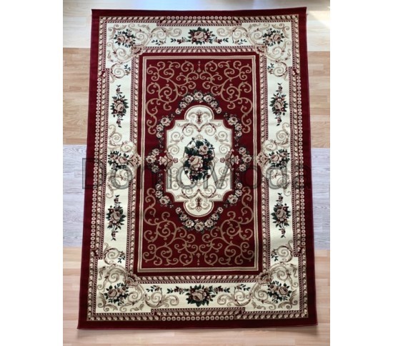 Синтетический ковер Heat-Set 6544A RED - высокое качество по лучшей цене в Украине