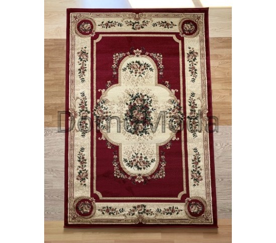 Синтетический ковер Heat-Set 6546A RED - высокое качество по лучшей цене в Украине