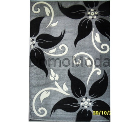 Синтетичний килим Legenda 0331 ромашка сірий - Висока якість за найкращою ціною в Україні зображення 2.
