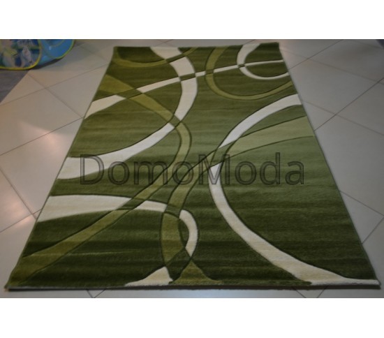 Синтетичний килим Legenda 0353 формула зелений - Висока якість за найкращою ціною в Україні зображення 4.
