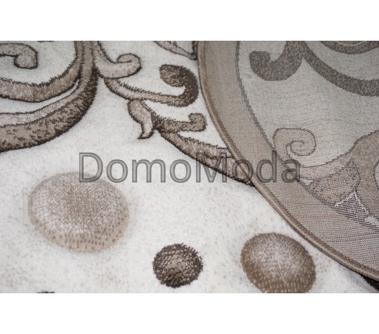 Ковер LEGRAND 2177 CREAM/BEIGE Купить в интернет магазине ДомоМода фото 3 Ковер LEGRAND 2177 CREAM/BEIGE - высокое качество по лучшей цене в Украине изображение 3.