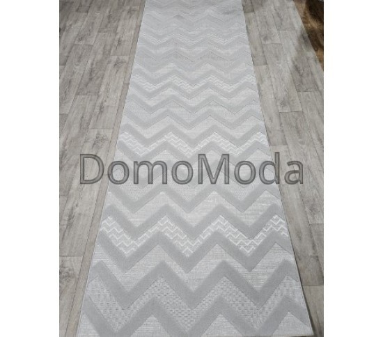Безворсова килимова доріжка DOLCHE 4037B CREAM / L.GREY - Висока якість за найкращою ціною в Україні