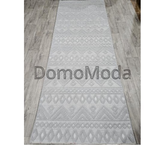 Безворсова килимова доріжка DOLCHE 4198A CREAM / L.GREY - Висока якість за найкращою ціною в Україні