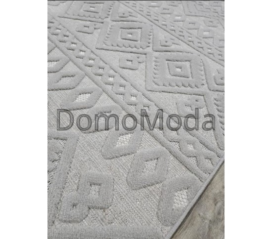 Безворсова килимова доріжка DOLCHE 4198A CREAM / L.GREY - Висока якість за найкращою ціною в Україні зображення 3.