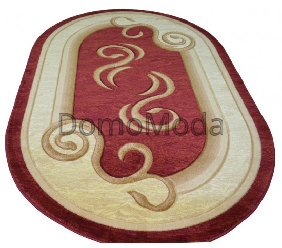 Синтетичний килим Liliya 0517 т.червоний - Висока якість за найкращою ціною в Україні зображення 2.
