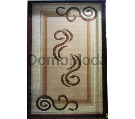 Синтетичний килим Liliya 0517 беж - Висока якість за найкращою ціною в Україні зображення 2.