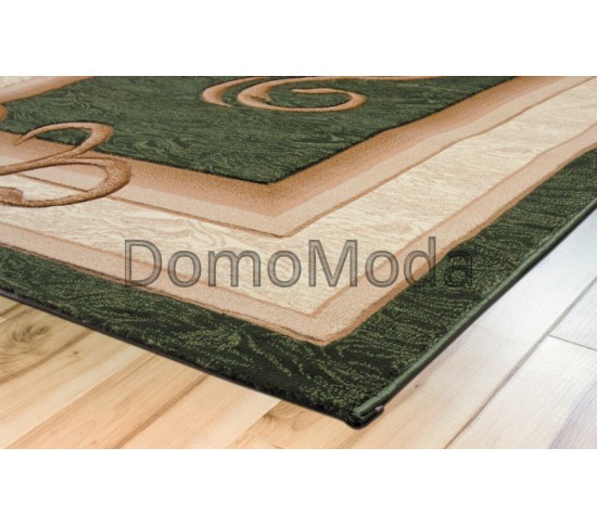 Синтетичний килим Liliya 0517 зелений - Висока якість за найкращою ціною в Україні зображення 2.