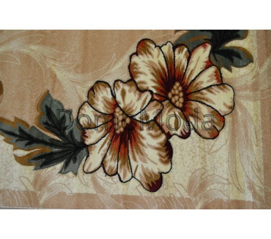 Синтетичний килим Liliya 0571 бутон беж - Висока якість за найкращою ціною в Україні зображення 4.