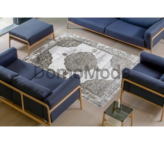 Ковер LIRA E1468 grey/gold Купить в интернет магазине ДомоМода фото 4 Ковер LIRA E1468 grey/gold - высокое качество по лучшей цене в Украине изображение 4.