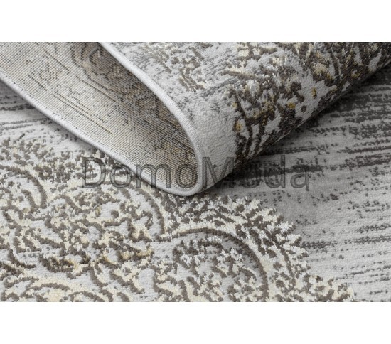 Ковер LIRA E1468 grey/gold Купить в интернет магазине ДомоМода фото 2 Ковер LIRA E1468 grey/gold - высокое качество по лучшей цене в Украине изображение 2.