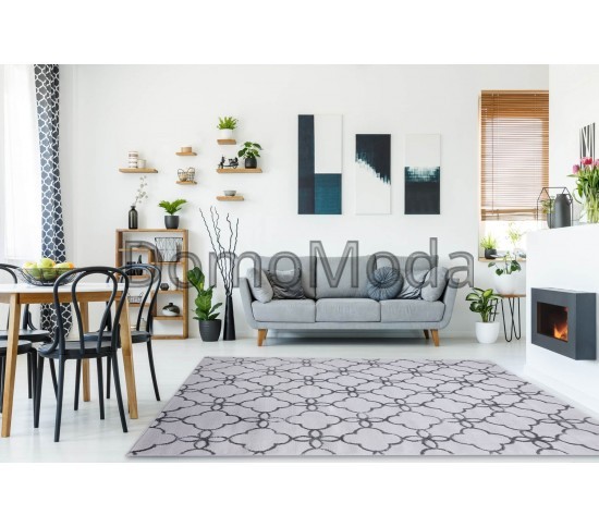 Килим MEFE  8504 grey Купити в інтернет магазині ДомоМода фото 2 Килим MEFE  8504 grey - Висока якість за найкращою ціною в Україні зображення 2.