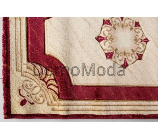 Синтетический ковер Melisa 0833A Cream-Red Купить в интернет магазине ДомоМода фото 2 Синтетический ковер Melisa 0833A Cream-Red - высокое качество по лучшей цене в Украине изображение 2.