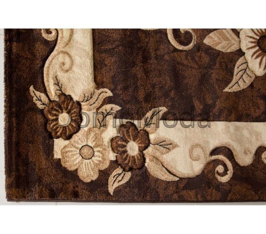 Синтетический ковер Melisa 2504 Brown Купить в интернет магазине ДомоМода фото 3 Синтетический ковер Melisa 2504 Brown - высокое качество по лучшей цене в Украине изображение 3.