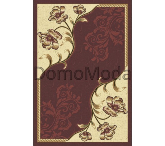 Синтетичний килим Virizka  8913B BORDO - Висока якість за найкращою ціною в Україні