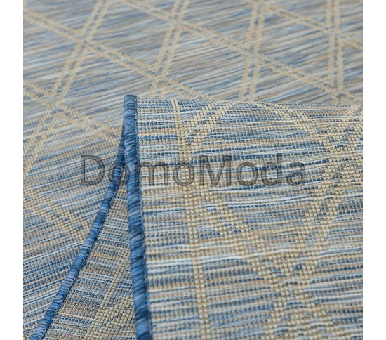 Безворсовый ковер Multi Plus 7402 Raw-Blue Купить в интернет магазине ДомоМода фото 2 Безворсовый ковер Multi Plus 7402 Raw-Blue - высокое качество по лучшей цене в Украине изображение 2.