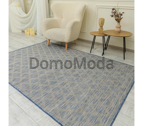 Безворсовый ковер Multi Plus 7402 Raw-Blue Купить в интернет магазине ДомоМода Безворсовый ковер Multi Plus 7402 Raw-Blue - высокое качество по лучшей цене в Украине