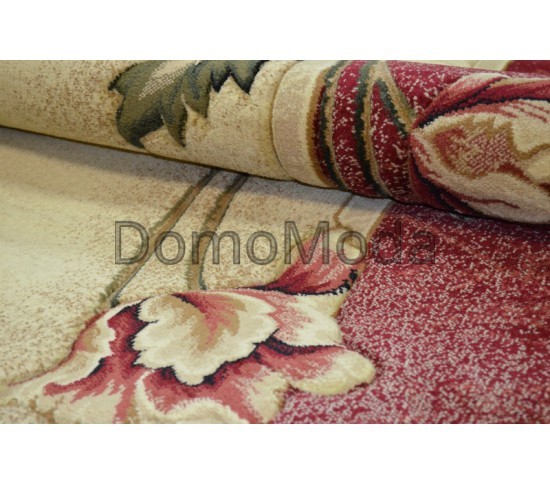 Синтетичний килим Nidal 4616B ivory-d.red - Висока якість за найкращою ціною в Україні зображення 2.