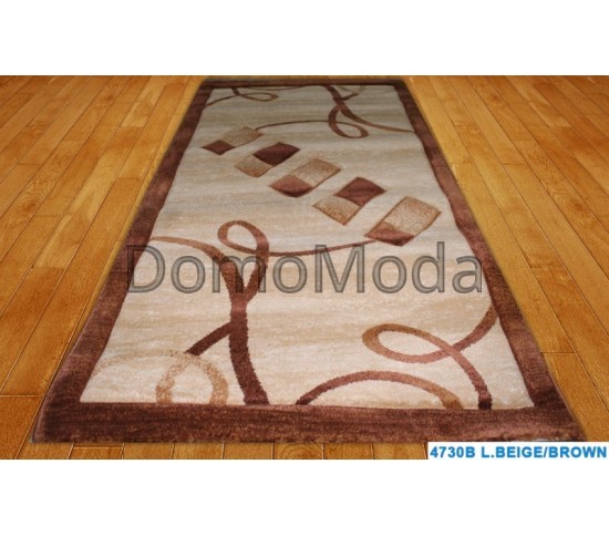 Синтетичний килим Nidal 4730B l.beige-brown - Висока якість за найкращою ціною в Україні
