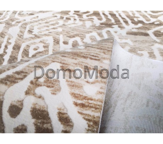 Синтетичний килим Nuans W1502 L.Brown-C.Cream - Висока якість за найкращою ціною в Україні зображення 3.