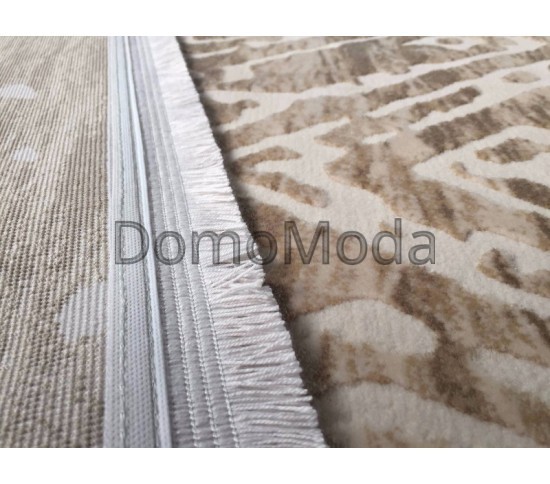 Синтетичний килим Nuans W1502 L.Brown-C.Cream - Висока якість за найкращою ціною в Україні зображення 2.