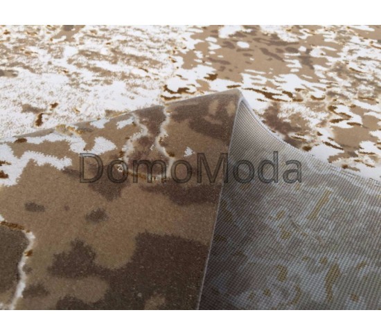 Синтетичний килим Nuans W1524 L.Brown-Gold - Висока якість за найкращою ціною в Україні зображення 3.