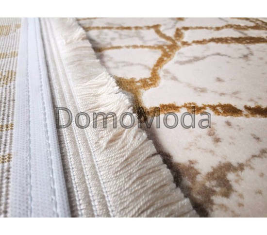 Синтетичний килим Nuans W2111 Cream-Gold - Висока якість за найкращою ціною в Україні зображення 3.