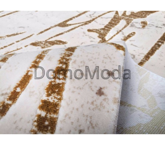 Синтетичний килим Nuans W2111 Cream-Gold - Висока якість за найкращою ціною в Україні зображення 2.