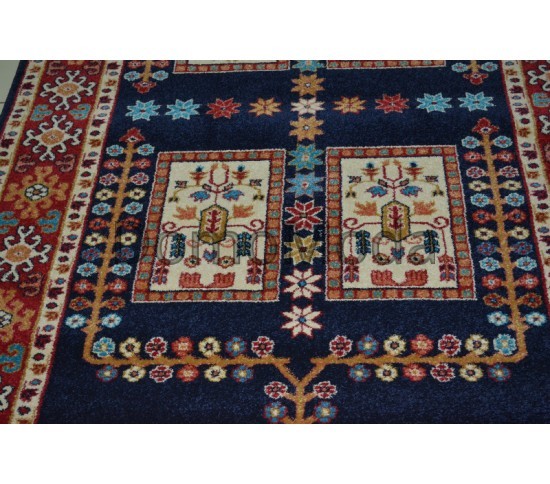 Іранський килим Pazirik Qashqai D.Blue - Висока якість за найкращою ціною в Україні зображення 2.