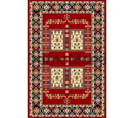 Іранський килим Pazirik Qashqai D.Red - Висока якість за найкращою ціною в Україні