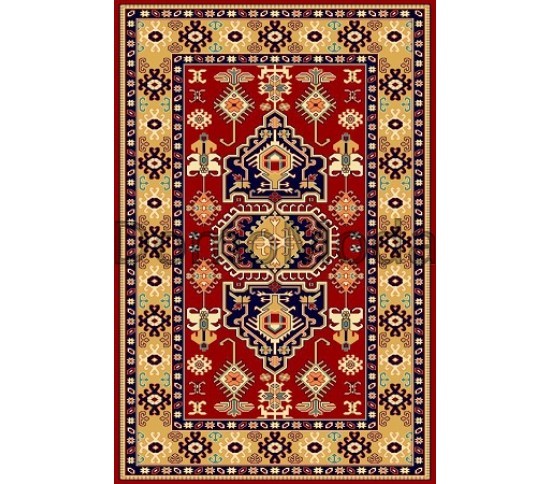 Іранський килим Pazirik Touba D.Red - Висока якість за найкращою ціною в Україні