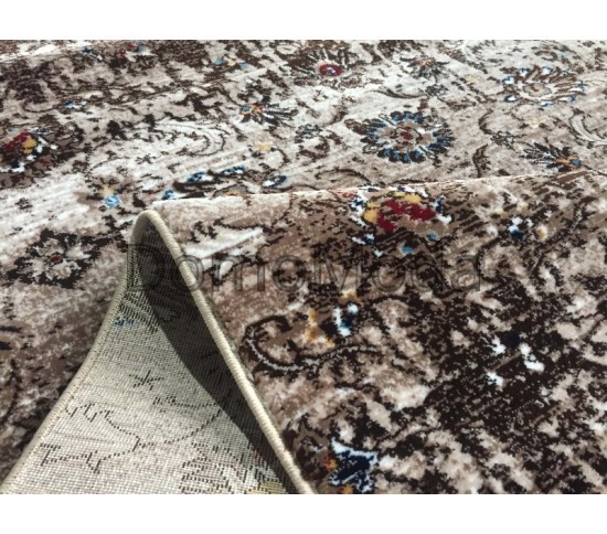 Синтетичний килим Pesan W4016 L.Bej-Brown - Висока якість за найкращою ціною в Україні зображення 3.