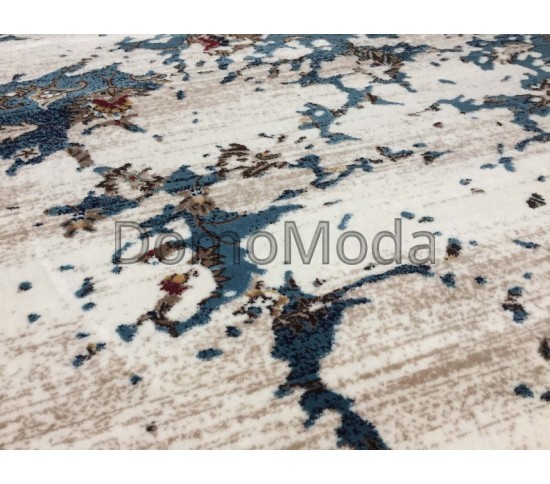 Синтетичний килим Pesan W4017 Ivory-Blue - Висока якість за найкращою ціною в Україні зображення 2.