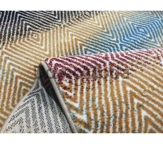 Синтетичний килим Pesan W4025 Ivory-Gold - Висока якість за найкращою ціною в Україні зображення 3.