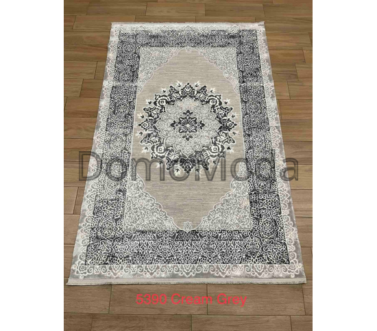 Синтетический ковер Portfolio 05390 cream-grey Купить в интернет магазине ДомоМода Синтетический ковер Portfolio 05390 cream-grey - высокое качество по лучшей цене в Украине
