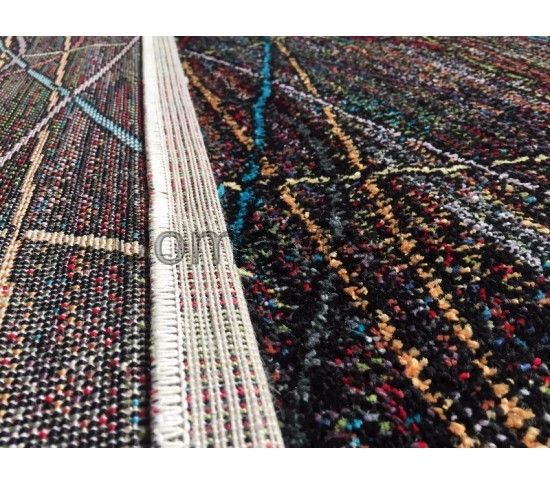 Синтетичний килим Rainbow 14 Colors 4110a Black - Висока якість за найкращою ціною в Україні зображення 2.