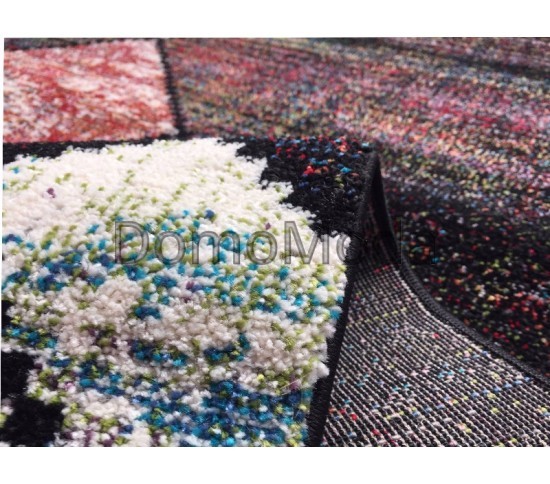 Синтетичний килим Rainbow 14 Colors 4111a Black - Висока якість за найкращою ціною в Україні зображення 2.