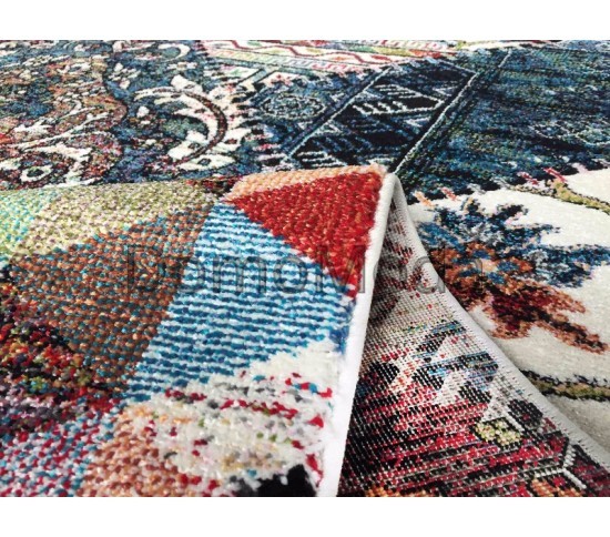 Синтетичний килим Rainbow 14 Colors 6922a Cream - Висока якість за найкращою ціною в Україні зображення 2.