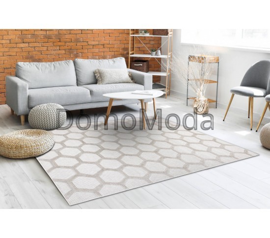 Безворсовый ковер SANTO SIZAL 58391 beige - высокое качество по лучшей цене в Украине изображение 2.