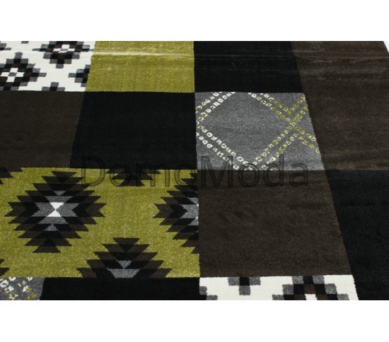 Синтетический ковер Sevilla 4771 penny-black-green - высокое качество по лучшей цене в Украине изображение 3.