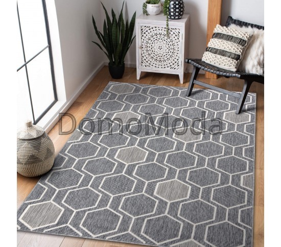 Безворсовый ковер SPRING 20404332 grey Купить в интернет магазине ДомоМода фото 5 Безворсовый ковер SPRING 20404332 grey - высокое качество по лучшей цене в Украине изображение 5.