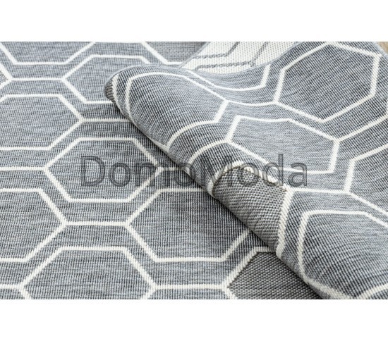 Безворсовый ковер SPRING 20404332 grey Купить в интернет магазине ДомоМода фото 2 Безворсовый ковер SPRING 20404332 grey - высокое качество по лучшей цене в Украине изображение 2.