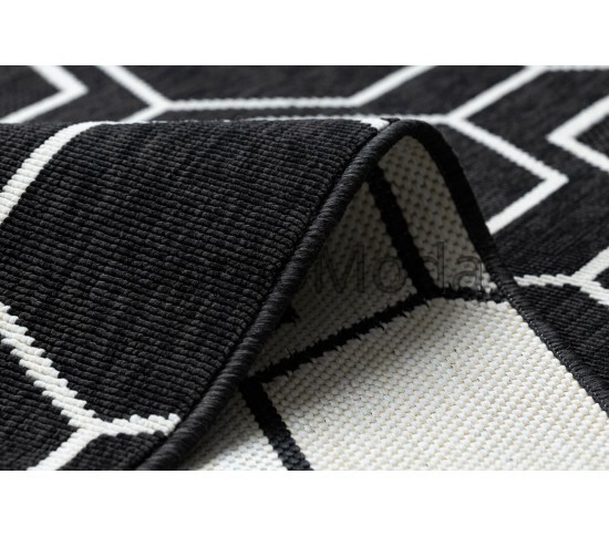 Безворсовый ковер SPRING 20404993 black Купить в интернет магазине ДомоМода фото 5 Безворсовый ковер SPRING 20404993 black - высокое качество по лучшей цене в Украине изображение 5.