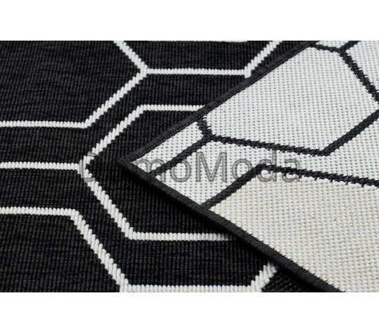 Безворсовый ковер SPRING 20404993 black Купить в интернет магазине ДомоМода фото 2 Безворсовый ковер SPRING 20404993 black - высокое качество по лучшей цене в Украине изображение 2.