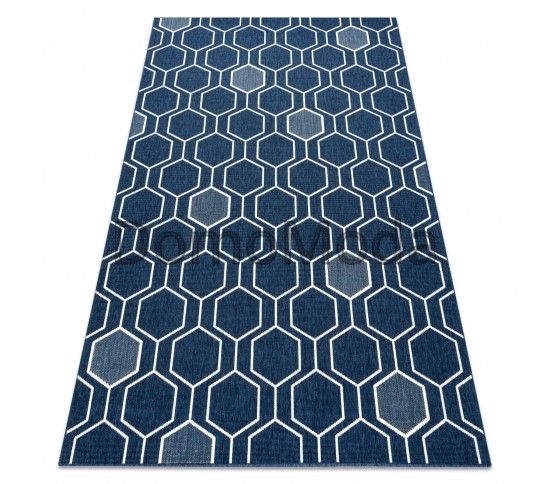 Безворсовый ковер SPRING 20404994 blue Купить в интернет магазине ДомоМода Безворсовый ковер SPRING 20404994 blue - высокое качество по лучшей цене в Украине