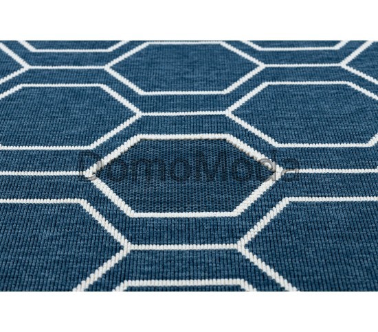 Безворсовый ковер SPRING 20404994 blue Купить в интернет магазине ДомоМода фото 5 Безворсовый ковер SPRING 20404994 blue - высокое качество по лучшей цене в Украине изображение 5.