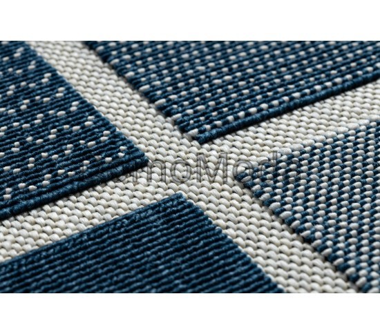 Безворсовый ковер SPRING 20426994 blue Купить в интернет магазине ДомоМода фото 5 Безворсовый ковер SPRING 20426994 blue - высокое качество по лучшей цене в Украине изображение 5.